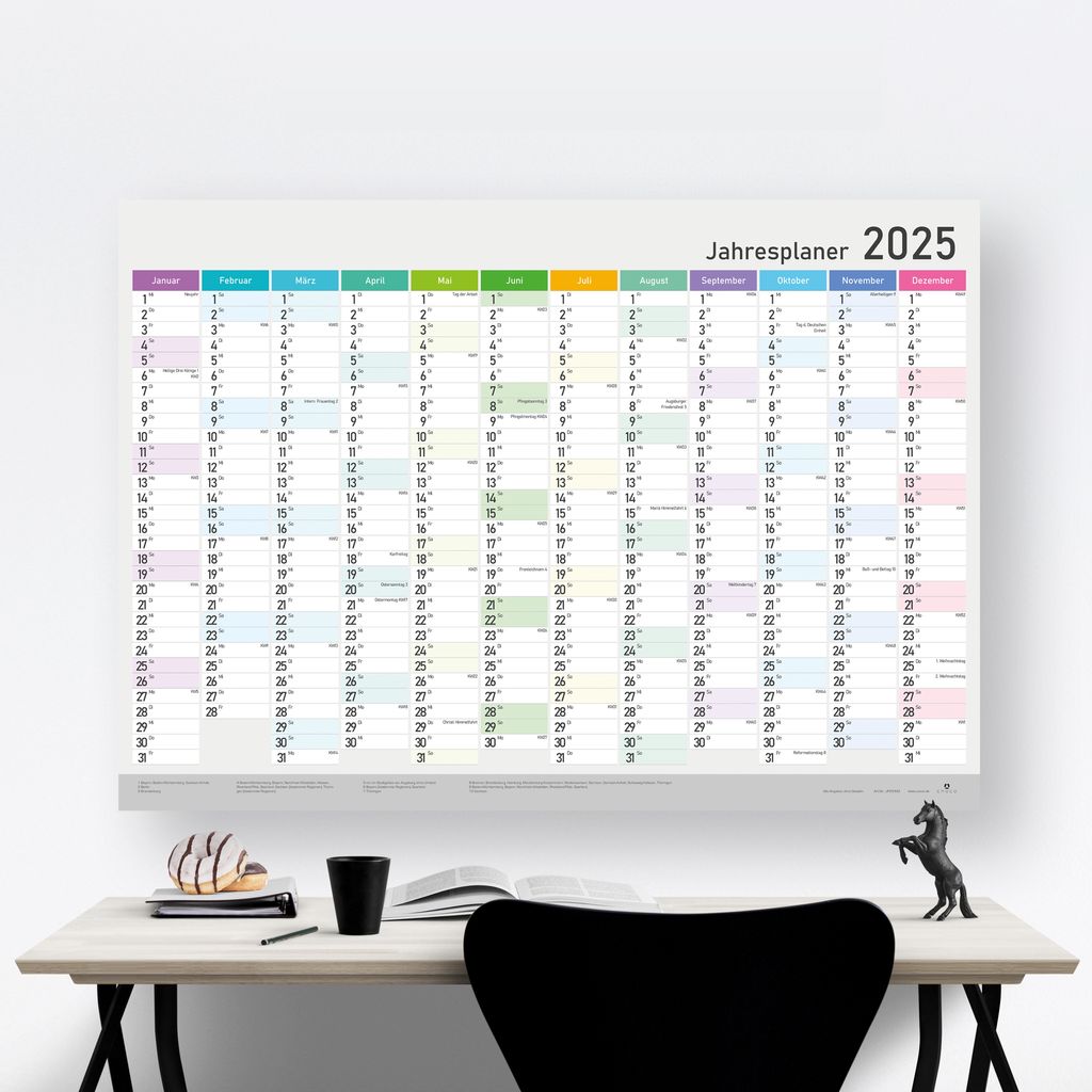 Wandkalender 2025 groß | XXL Jahresplaner 25, Produktbild 5