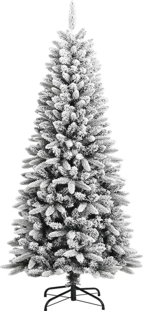 vidaXL Künstlicher Weihnachtsbaum Beschneit 150 cm PVC&PE Produktbild 