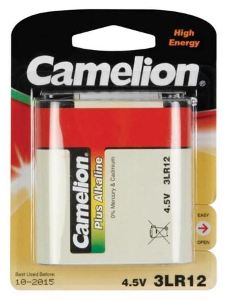 Camelion 3LR12-BP1, Einwegbatterie, 4.5V, Alkali, 4,5 V, 1 Produktbild 
