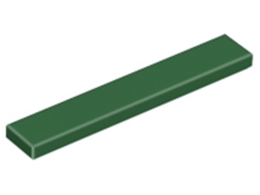 Lego 1x6 Fliesen 6636 - 10 Stück Dunkelgrün