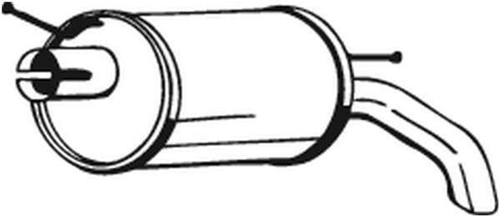Bosal Endschalldämpfer 154-511
