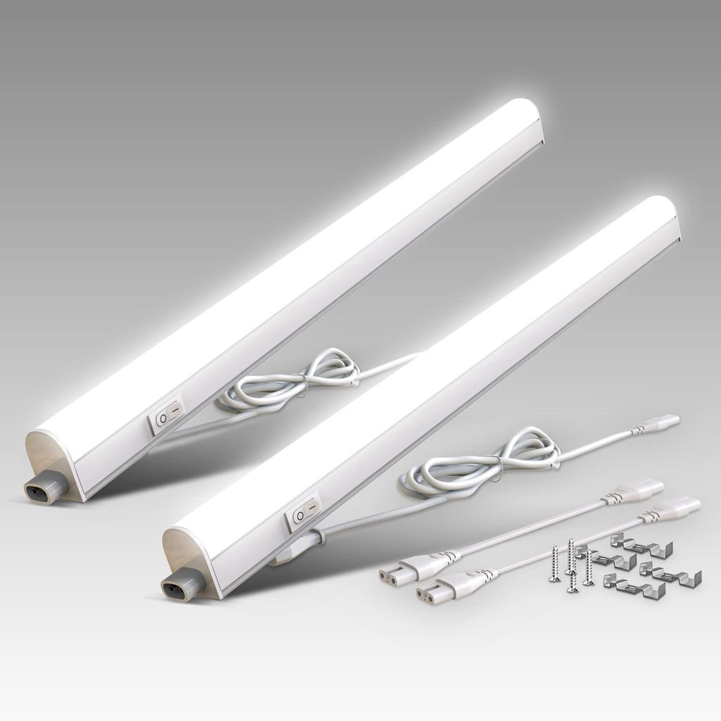 Zestaw dwóch lamp podłogowych - 8W, 800lm, LED, wtyczka, Zdjęcie produktu 