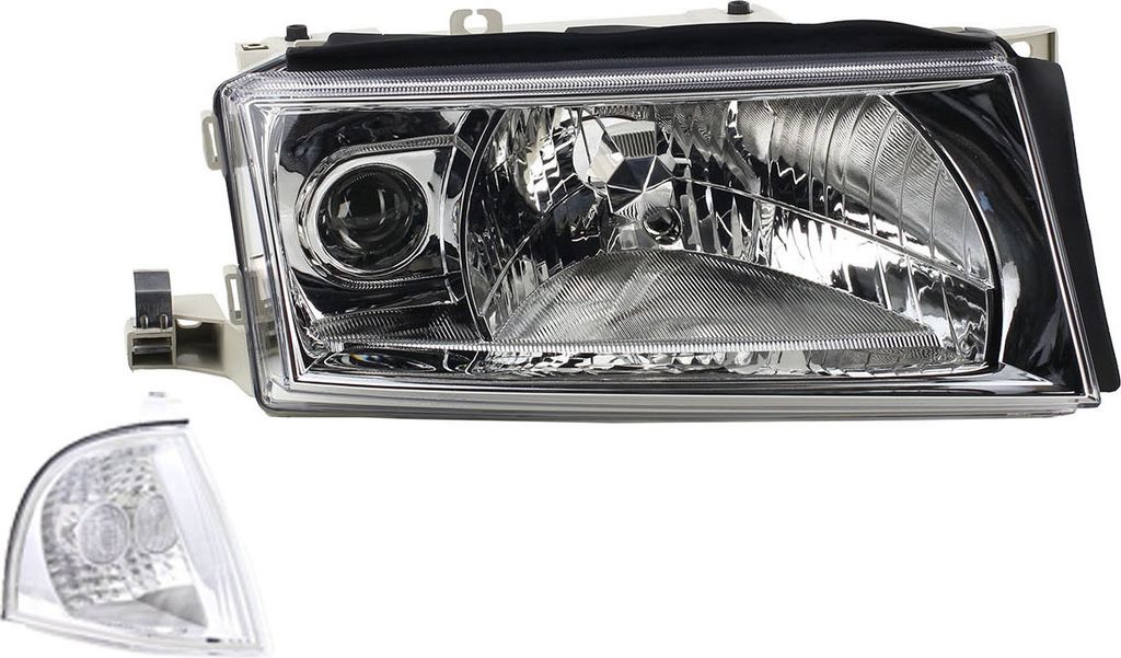 Johns, Scheinwerfer kompatibel zu Skoda Octavia 1U 08/00-12/10 H4 H3 rechts mit Blinker 1U1941018P 1U1941018D 1U0953156D 1U0953156C