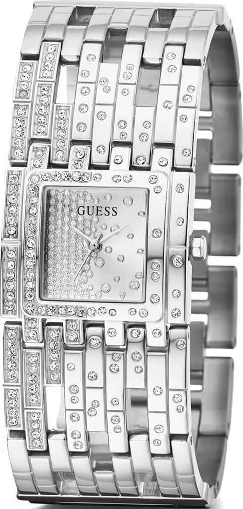 Guess Waterfall Orologio Donna GW0441L1 Acciaio Silver Quadrato - 11