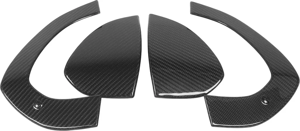 4 Coques de Poignée de Porte en Fibre de Carbone pour Nissan Z RZ34 400Z