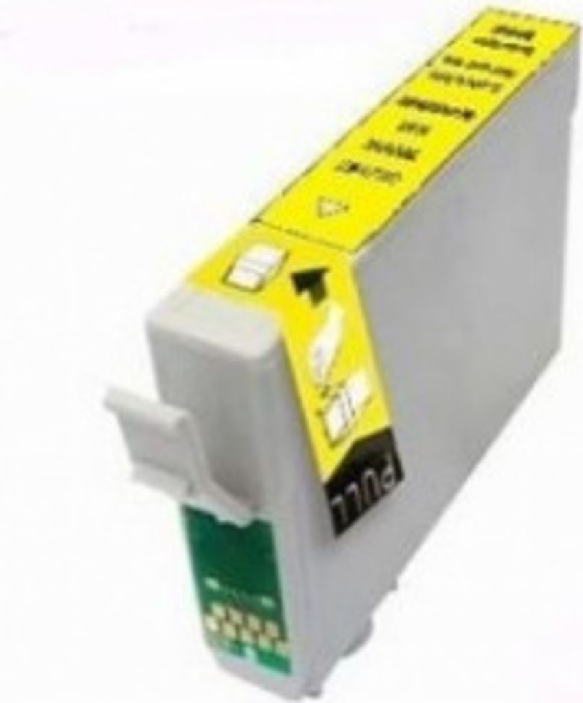 Cartouche d'encre compatible avec Epson T0714 jaune pour Image du produit 