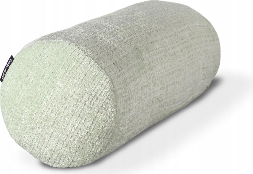 Geronimo | Nackenkissen - Dekokissen Rolle - Beige - 50x20cm - Maschinenwaschbar - Abnehmbarer Bezug - Antiallergisch - FLUFFY