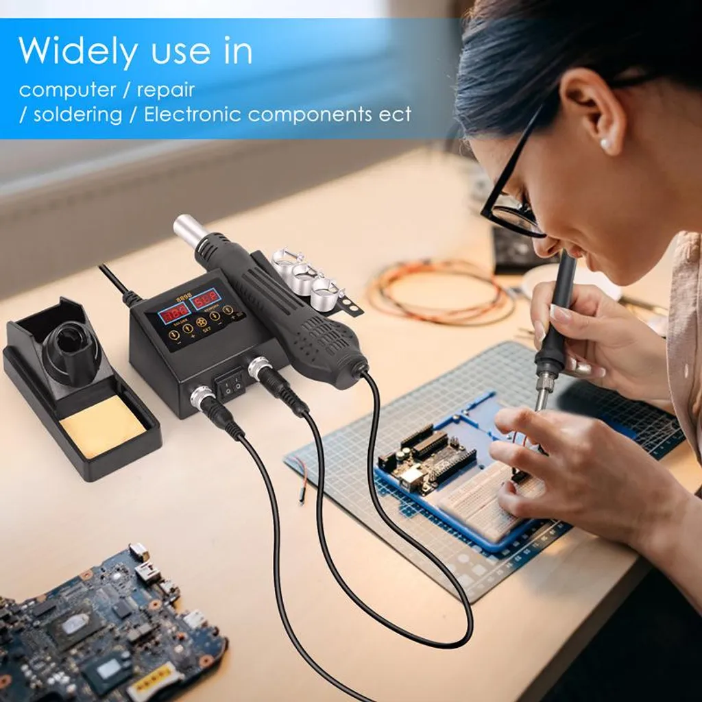Poste à souder électronique 80W - Station de soudure LCD精密型