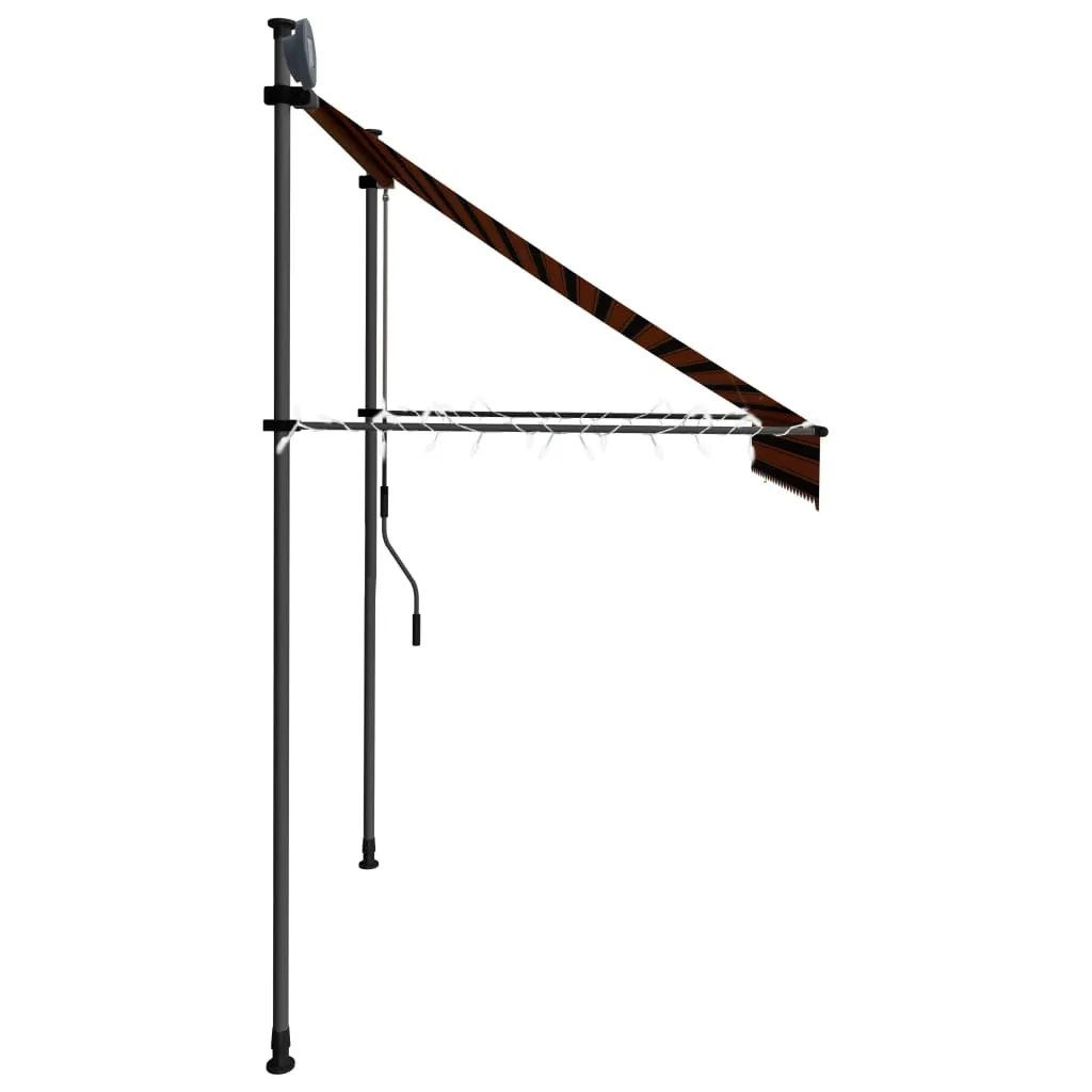 Store rétractable LED 200 cm : stop chaleur et éclairage de terrasse - 4