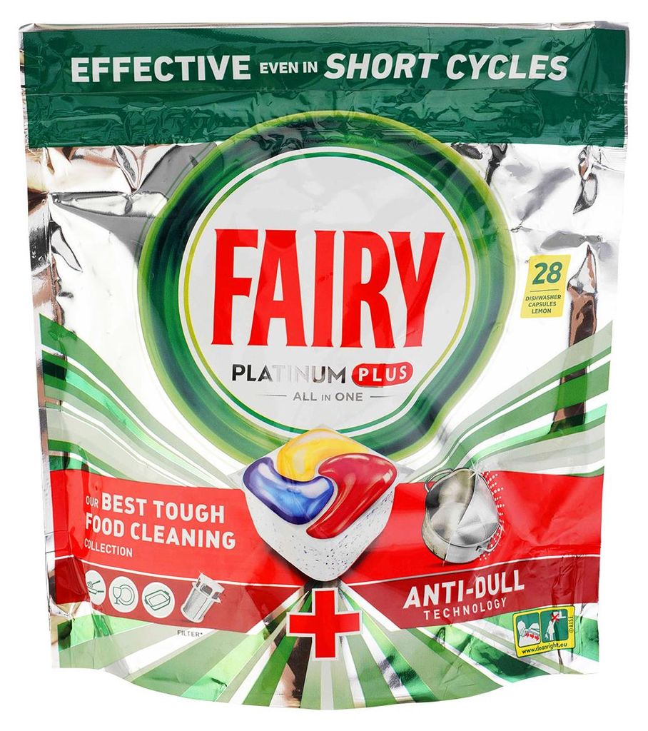 FAIRY Platinum PLUS - Spülmaschinentabs All-In-One  28 Produktbild 