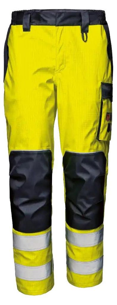 Sir Safety MICROLINES SPRING Warnschutzhose Ripstop mit verstärkten Knien Gelb Blau, XXL, HI-VIS GELB/BLAU