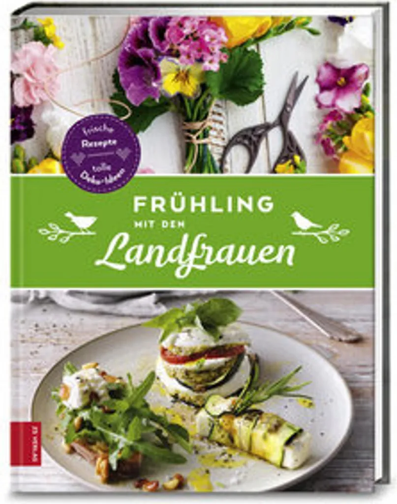 Livre de Cuisine Régionale Frühling mit den Landfrauen - 160 Pages
