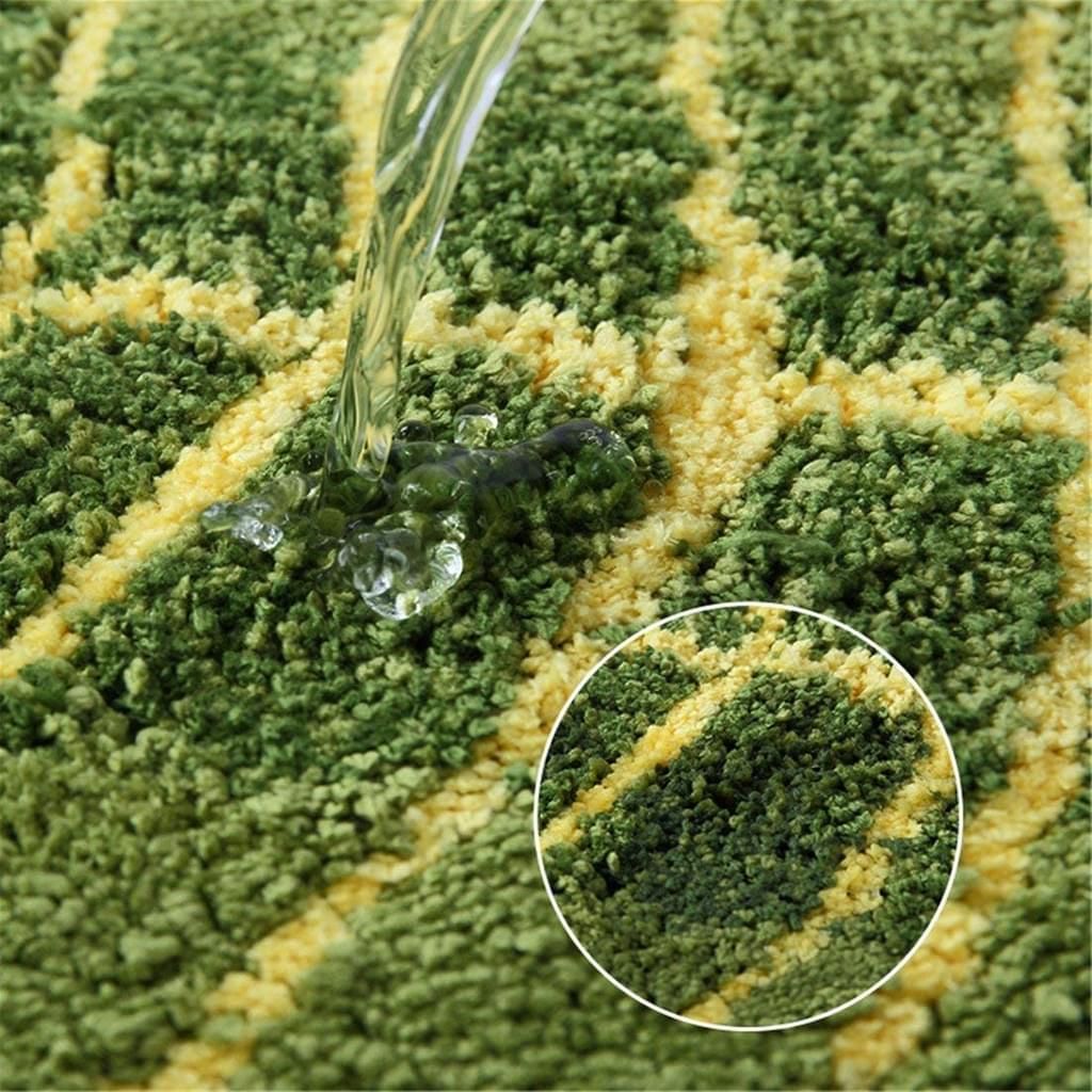 Green Leaf Soft NonSlip Bath Mat Bath Mat Kaufland.de