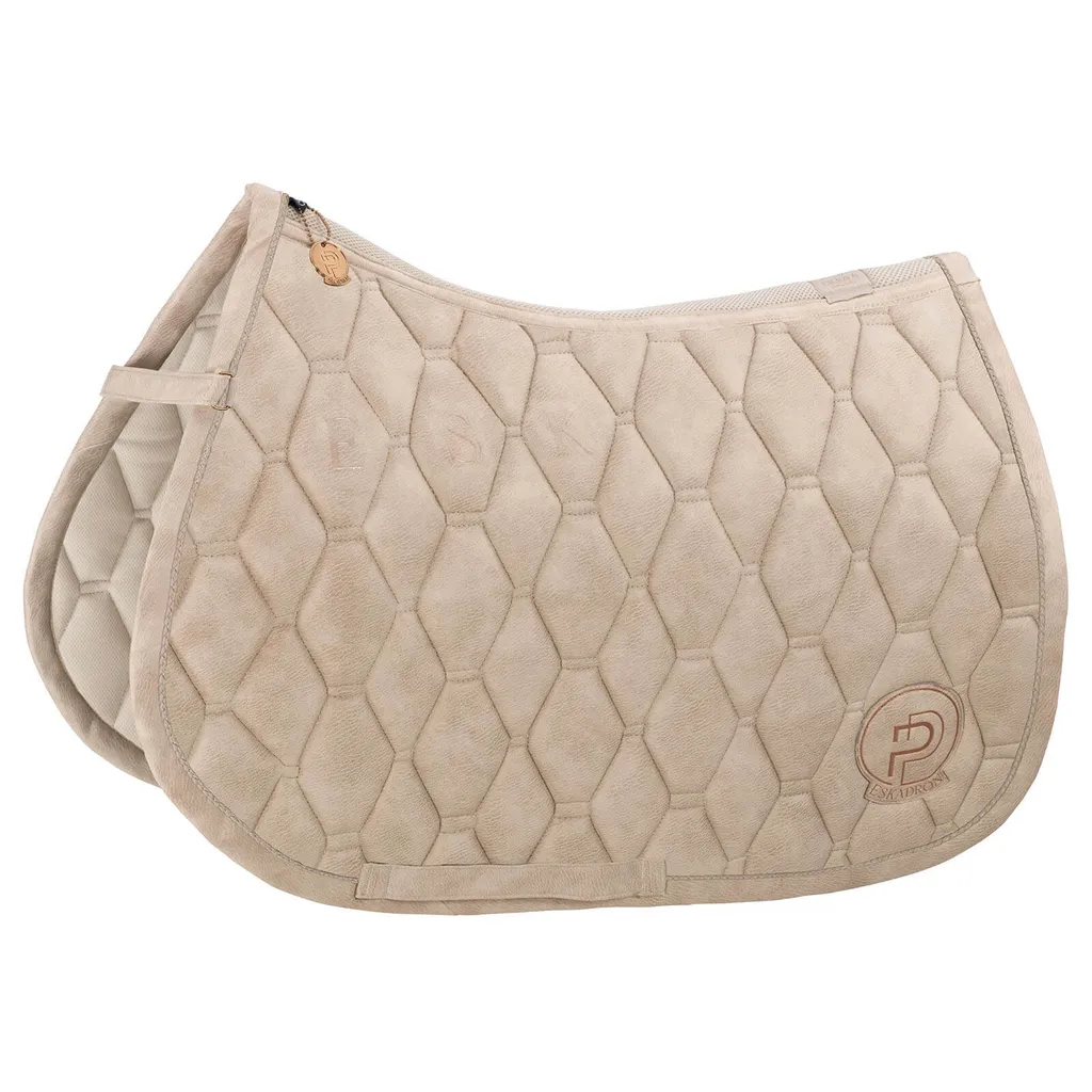 Eskadron Platinum 2023 Metallic Faux Leather Sottosella Tan Taupe VS