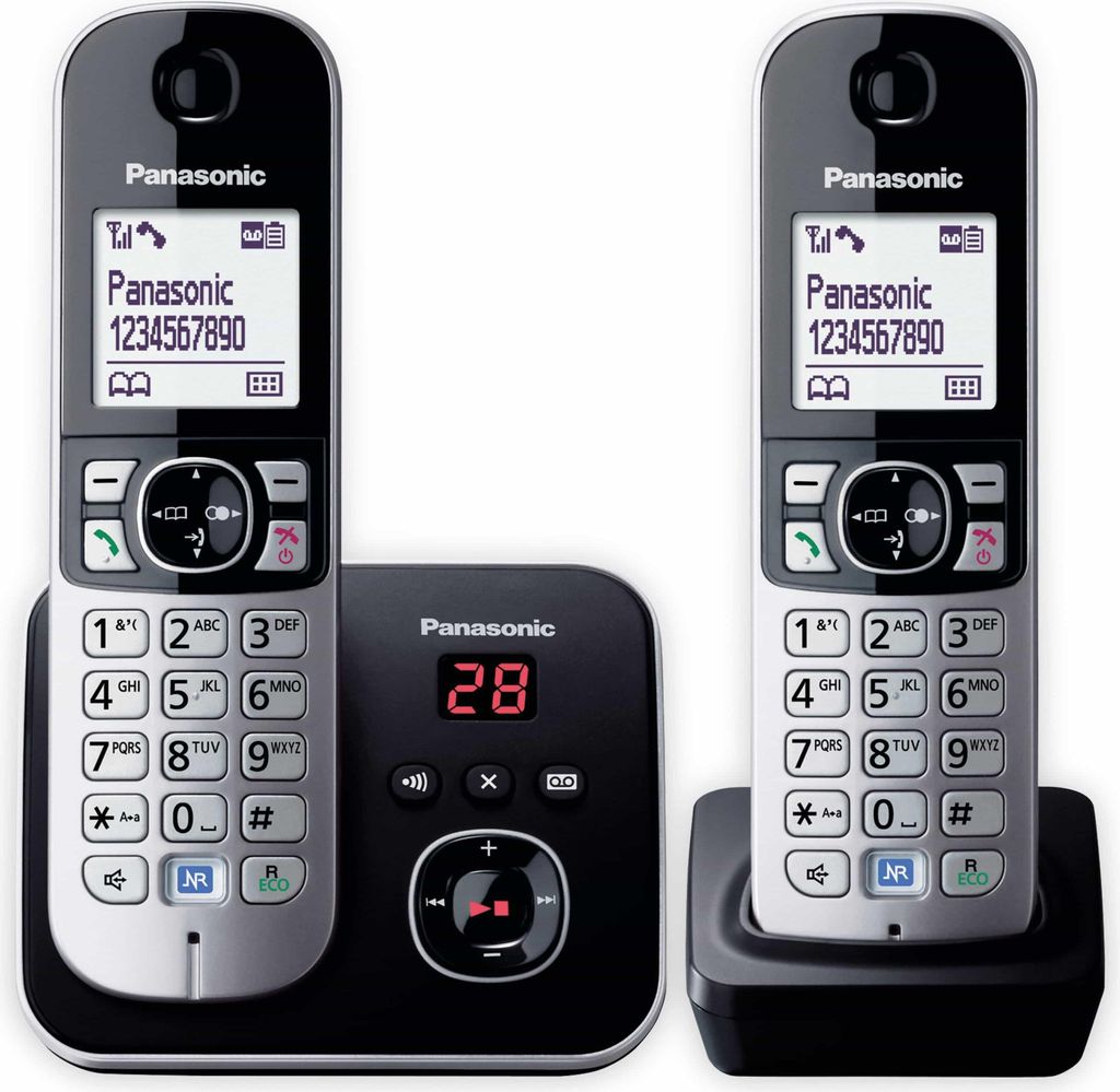 Panasonic KX-TG6822GB, Telefon w systemie DECT, 120 Zdjęcie produktu 