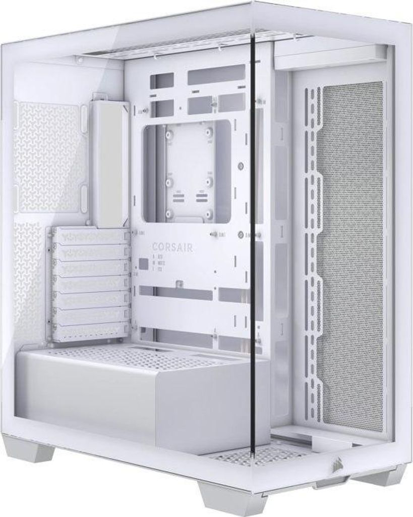 PC Gehäuse, CORSAIR 3500X, Tempered Glass Mid-Tower, 17 cm, Weiß