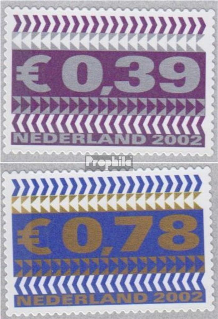 Briefmarken Niederlande 2002 Mi 1968-1969 (kompl.Ausg.) postfrisch Freimarken