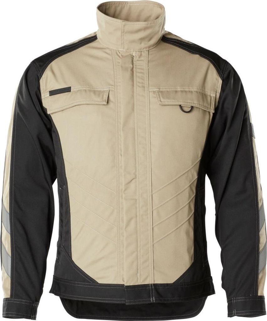 MASCOT Fulda Arbeitsjacke Größe XS, hellkhaki/schwarz | Packung (1 Stück)