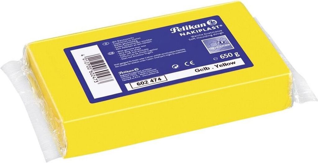 Pelikan Wachsknete Nakiplast 681 gelb (10) 650 g Produktbild 