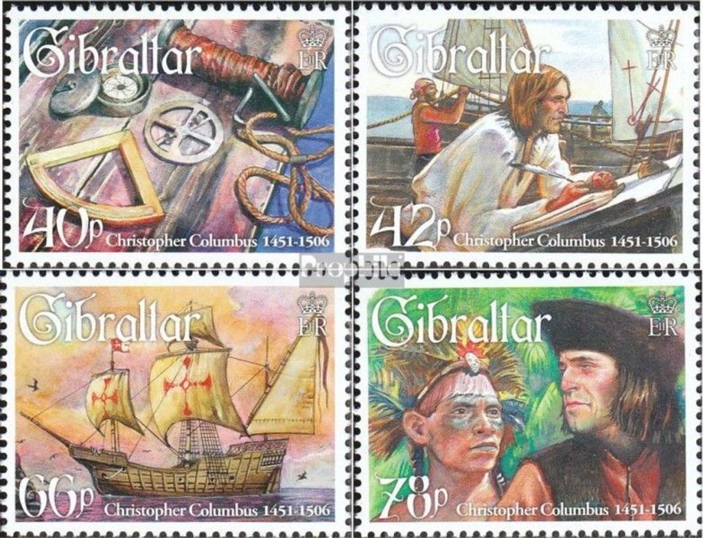 Briefmarken Gibraltar 2006 Mi 1186-1189 (kompl.Ausg.) postfrisch Christopf Kolumbus
