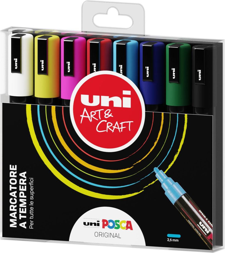 Uni-Ball Posca Marker 8 Stück(e) Mehrfarbig