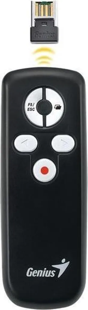 Genius Computer Technology Media Pointer 100 presentatore wireless Nero - 1