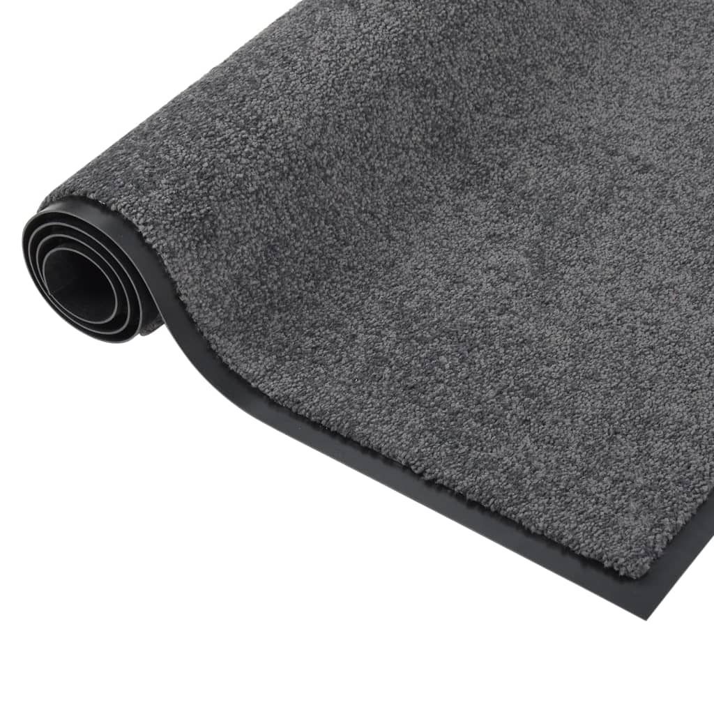 vidaXL Fußmatte 80x120 cm Anthrazit Produktbild 