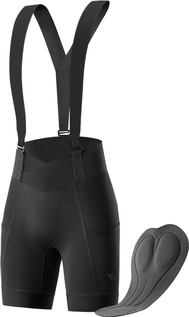 ROCKBROS Fahrrad ShortsTrägerhose für Damen Fahrradshorts Radshorts mit Gepolstert gr. XL