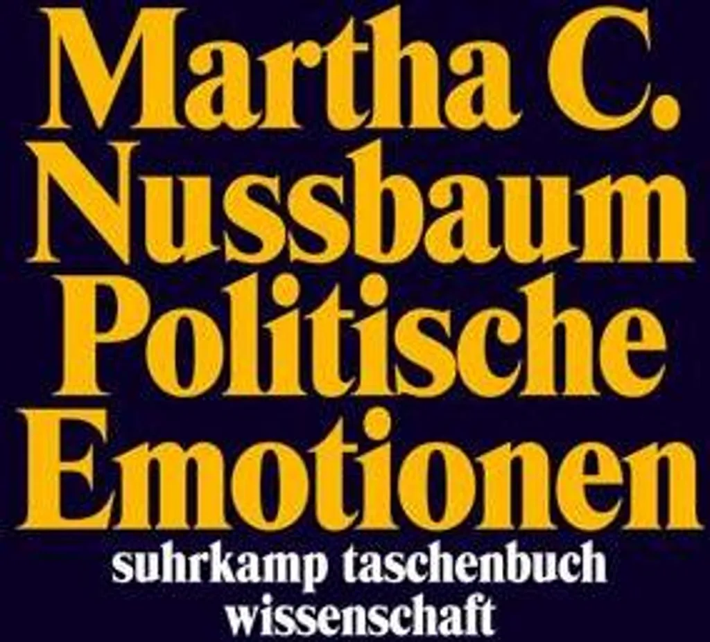 Politische Emotionen Martha Nussbaum Livre de Philosophie en Allemand