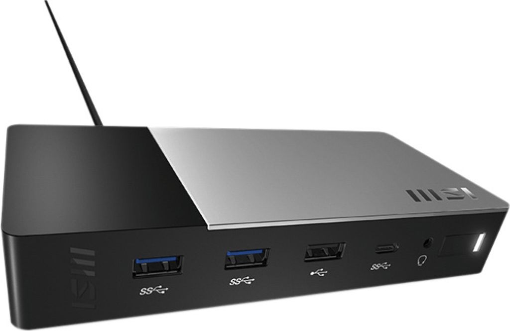 MSI USB-C-Dockingstation Gen 2 USB 3.2 Gen 2 (3.1 Gen 2) Produktbild 