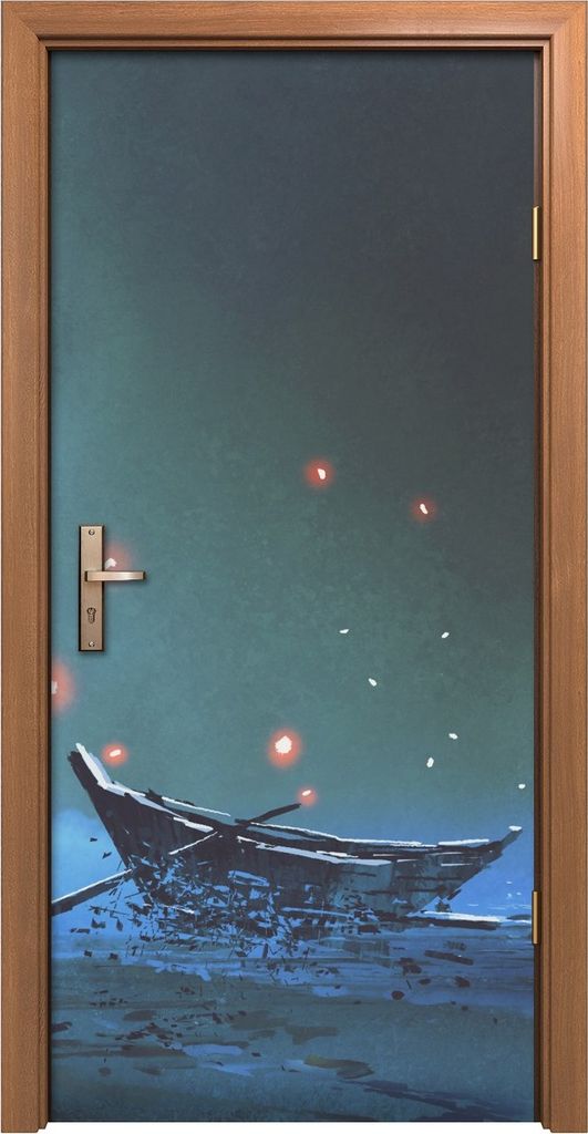Türposter 90x200 cm Türaufkleber Türtapete Türfolie Produktbild 
