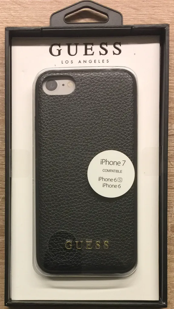 Custodia Guess Iridescent iPhone 6/6s/7 - Cover Rigida Originale Nera