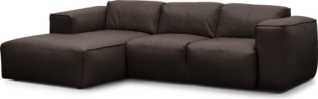 home24 3-Sitzer Ecksofa mit Longchair