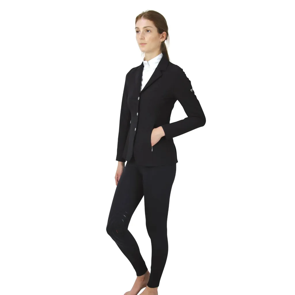 Veste de saut d'obstacles Silvia extensible et cintrée pour cavalière
