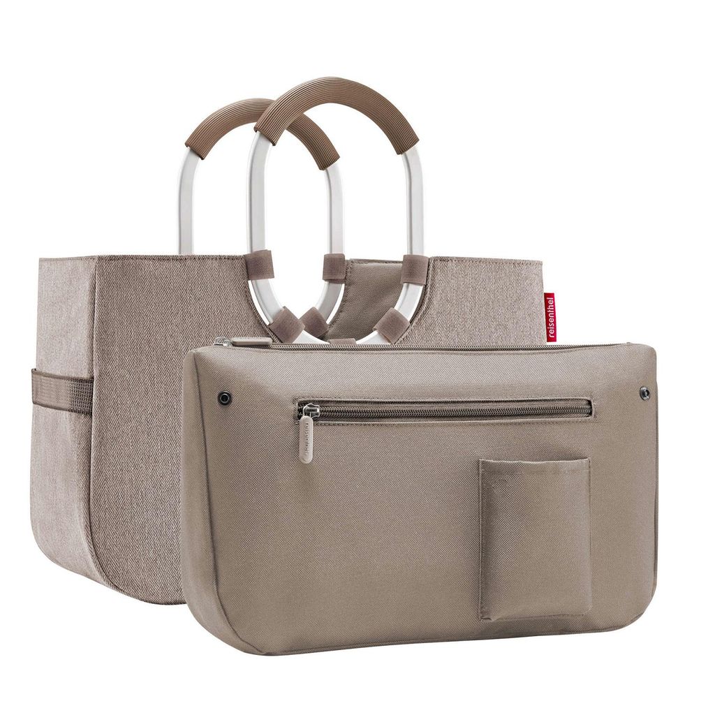 Reisenthel loopshopper M mit Innentasche herringbone mokka Produktbild 