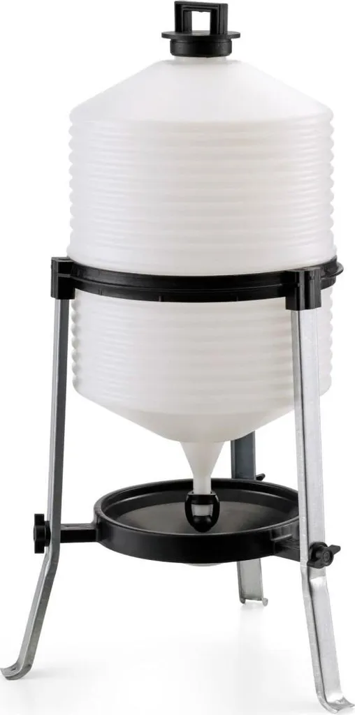 Abreuvoir horizontal 24L pour poulets avec pieds en acier robuste