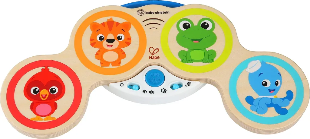 Tambour Tactile Magic Touch en Bois : Jouet Musical Éducatif Baby Einstein