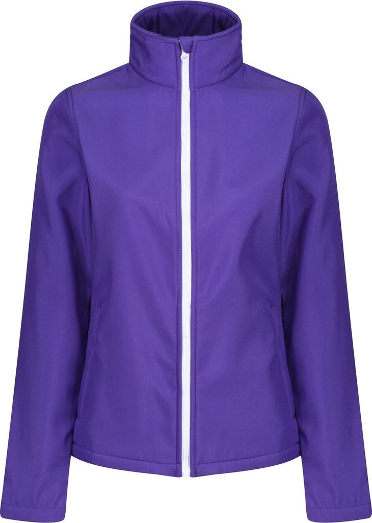 Regatta Standout Damen Softshelljacke Ablaze bedruckbar PC3285 (38 DE) (Violett/Schwarz)