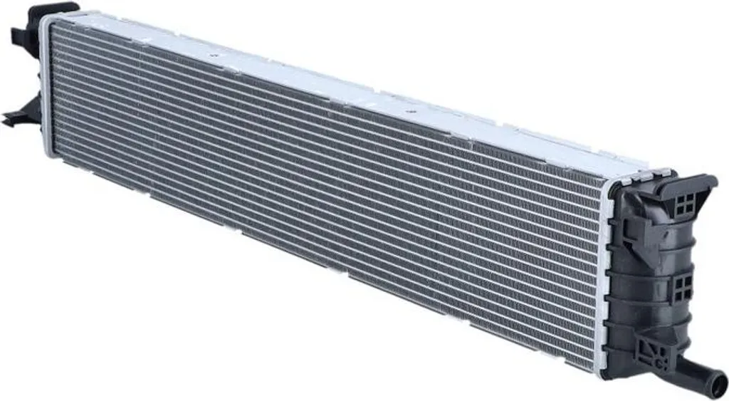 Radiateur de refroidissement ailettes brasées NRF 720x133 mm en aluminium
