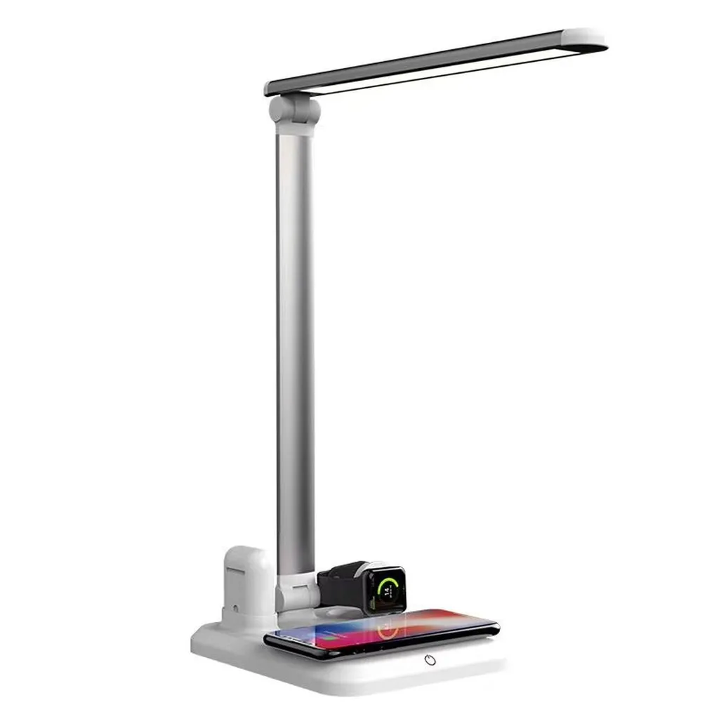 Lampe de Table Rechargeable Sans Fil Qi avec Chargeur iPhone et iWatch