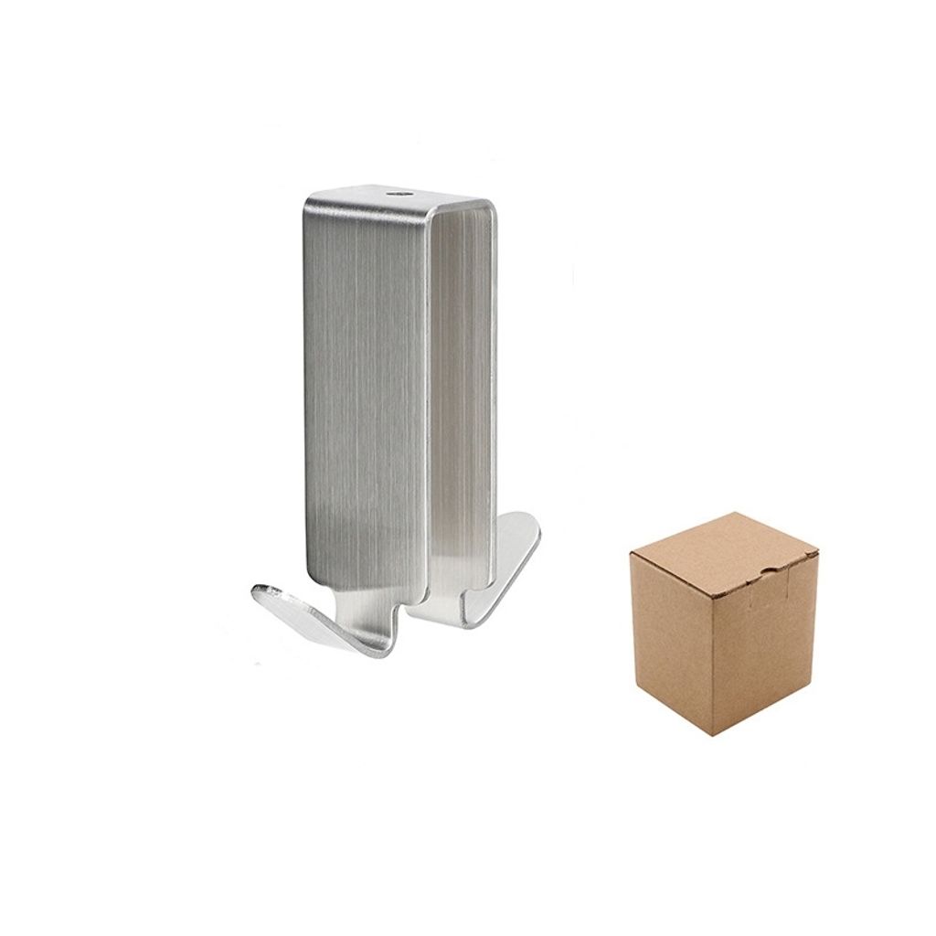 INF Badezimmer-Duschwände und Glastüren, Handtuchhaken, kurzer Doppelhaken (4er-Pack)