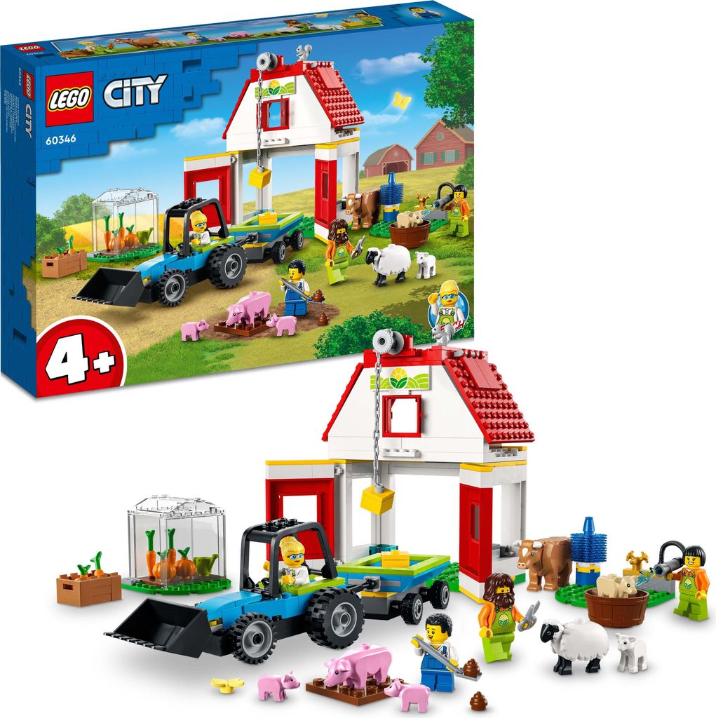 LEGO 60346 Městská farma se zvířaty, ovcemi, prasetem, Obrázek produktu 