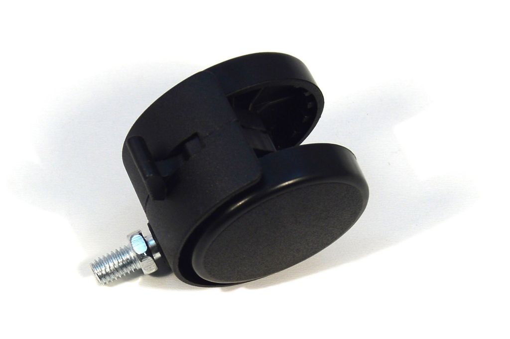 4 Stück Möbelrollen mit Bolzen mit Bremse Räder Bockrollen Lenkrolle Laufrollen 50mm