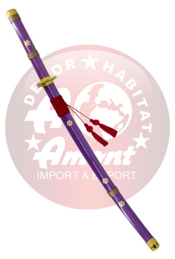 Roronoa Zoro Enma – jednoczęściowa katana ze stali, 103 cm Zdjęcie produktu 