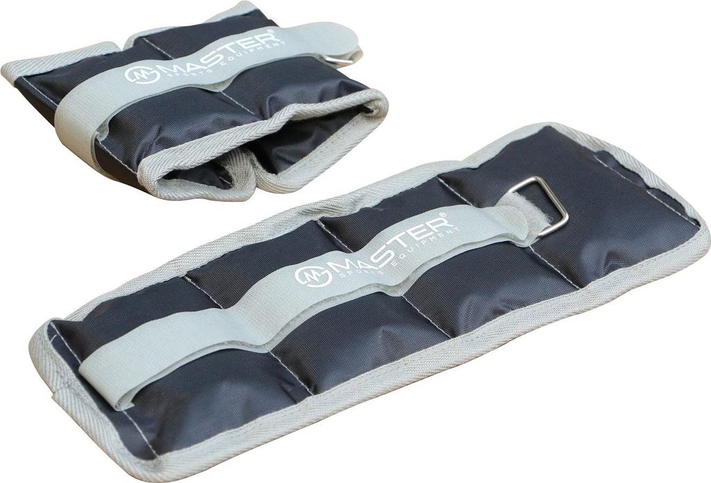 Obciążniki na nadgarstki i nogi MASTER 2 x 0,5 kg, oxford Zdjęcie produktu 