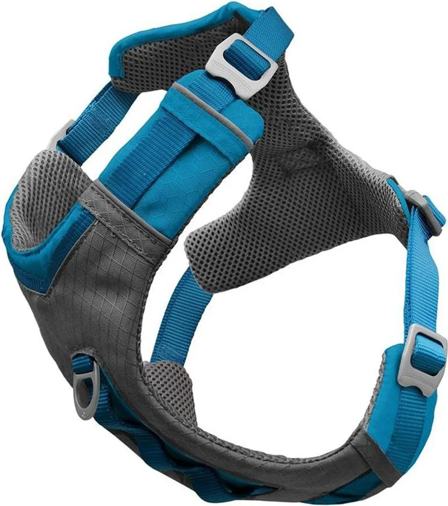 Kurgo Journey Air Harnais Chien Respirant Bleu M avec Attache Poitrail