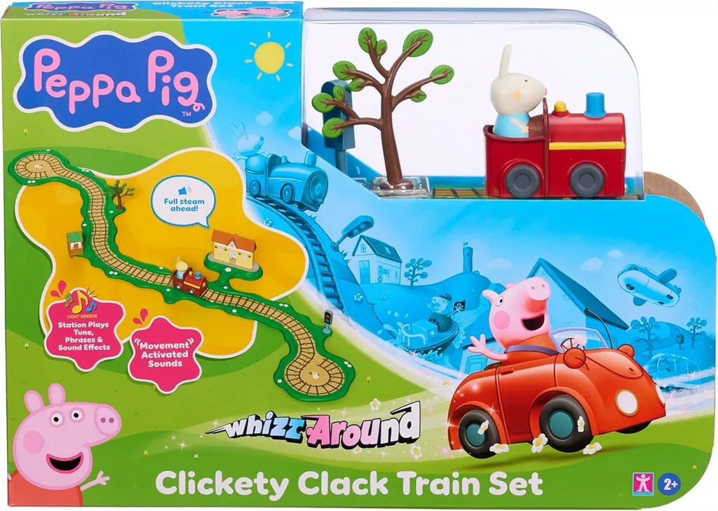 Gear2Play GP22995 Figurine Peppa Pig Famille en Plastique Multicolore