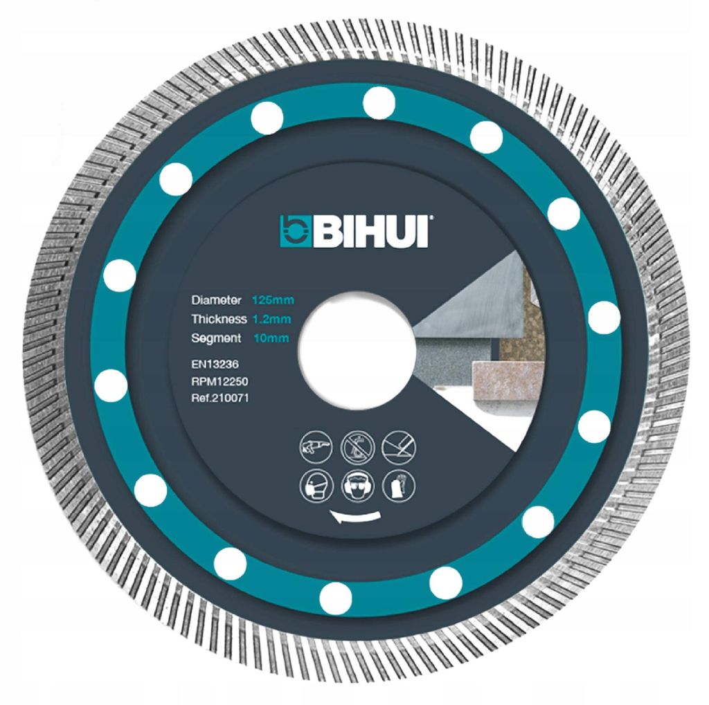 BIHUI diamantschijf voor steen, keramiek, graniet, voor een Productafbeelding 