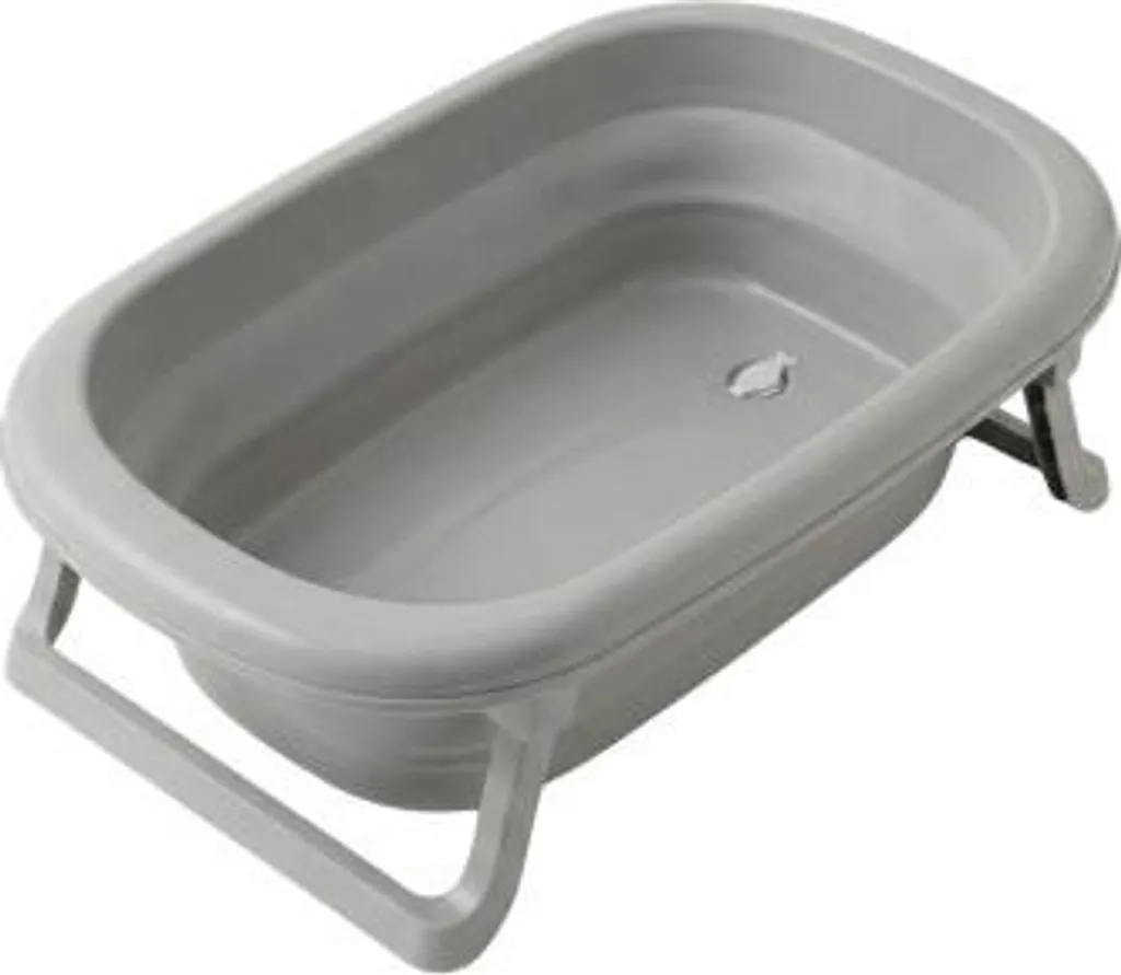 Baignoire pliable gain de place pour nourrisson avec vidange intégrée