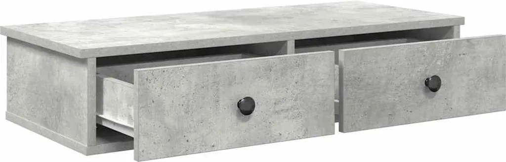 Étagère Murale Grise 80 cm : Rangez vos Affaires sans Encombrer